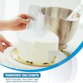 30 Pcs Cake Cream Scraper Transparent Flexible Plastic Pastry