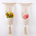 Hand-woven Tapestry for Flower Pot Pendant Dried Flower Net Bag Home