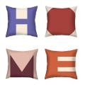 4 Pack 45x45cm Nordic Abstract Printing Letters Home Pillow Printed