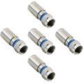 30pcs Rg6 F Connector Coaxial Cable Adapter Plug for Satellite