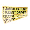 Please Be Patient Student Driver Magnet Sign Vehicle Bumper-set Of 3