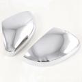 Car Abs Chrome Wing Door Side Mirror Cover Rearview Mirro Shell Cover