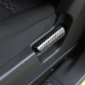Car Seats Adjustment Handle Switch Cover Stickers, Abs Carbon Fiber
