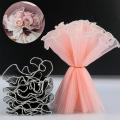 Wave Yarn Edge Flower Mesh Diy Craft Wedding Party Gift Material E