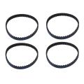 4x 106xl 031 53 Teeth 7.9mm Rubber Drying Machine Timing Belt Black