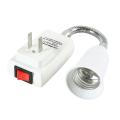 E27 Socket Adapter with Switch to Us Plug,bulb Holder Converter