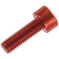 1 Pair Bike Water Bottle Cage Bolts M5 Aluminium Alloy Red