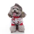 Christmas Hedgehog Print Pet Pajamas for Dogs,fleece Dog Jumpsuit -xl