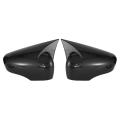 Car Ox Horn Rearview Side Glass Mirror Cover for Clio Mk4 2013-2016