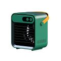 Portable Fan Mini Air Conditioner Purifier Humidifier Desktop (green)