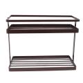 Kitchen Bathroom Wall Hanging 2 Layer Storage Organizer Storage Shelf