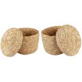 Wheat Straw Woven Storage Basket Innovative Basket(medium )