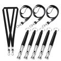 5 Pcs Dog Training Whistle for Recall and Barking,with Lanyard Strap