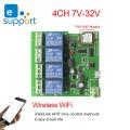 4ch Smart Relay Module Ewelink Remote Control Switch Dc7-32v Wifi