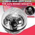 6 Speed Car Manual Gear Shift Knob Bright Shifter Stick Hand Ball