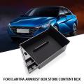 Car Central Control Storage Box Organizer for Hyundai Elantra 2021