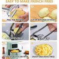 Stainless Steel French Fry Cutter, Manual Potato Slicer