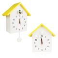 Quartz Wall Clock Modern Bird Hanging Watch Decoration Alarm Clocks A