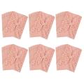 60pcs/set Carved Butterflies Invitation Card for Wedding: Pink