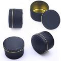 16 Pcs Metal Candle Tin Cans 4 Oz Empty Candle Jars with Lids Black