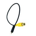 Rca to 2.5mm Av-in Cable Car Rear View Camera to Gps 2.5mm 0.3m