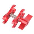 Butterfly Clip Clamp Diving Light Arm Ball Head Mount Adapter,red