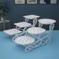 2 Tier Cake Dessert Holder Cupcake Pastry Biscuit Tray B Square