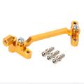 1 Pcs Metal Steering Cylinder Mounting Block for Wltoys A94,yellow