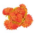12pack/each 90 Inch, Artificial Ivy Red Maple Garland Fake Leaf