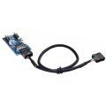 Usb Male 1 to 2/4 Female Extension Cable Card Connector 30cm 1pcs