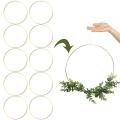 10 Pack 10 Inch Metal Floral Hoop Rings for Diy Wreath, Dream Catcher
