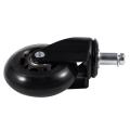 Chair Caster Wheels Roller Rollerblade Style Castor Wheel(2.5inches)