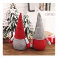 Christmas Faceless Elf Dwarf Family Decoration Holiday Gift Gray Hat
