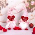 Valentines Day Gnomes Love Faceless Doll Ornament, Home Decor-a