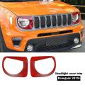 Red Front Headlight Lamp Angry Eyes Cover for Jeep Renegade 2019+