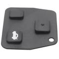 3 Buttons Key Repair Kit Case Fob Button Pad Rubber for Toyota