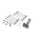 Metal Chassis Pull Rods Drag Link Suspension for 1/12 Rc Car,silver