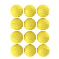 12 Pcs Practice Foam Golf Balls Dent Resistant, Limited Flight