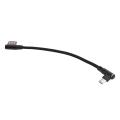 15cm Micro- Usb 5pin Right Usb 2.0 Dual Elbow Data Charging Cable