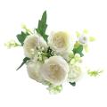 Artificial Flowers Peony Room Decor New Year's Decor 2pcs White