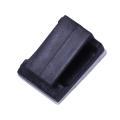 100pcs Plastic Wire Tie Rectangle Cable Mount Clamp Self-adhesive