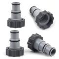 4pack with Collar,1.5 Inch to 1.25 Inch Hose Adapter for Intex Pumps