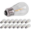 15 Pack 3v Led S14 Replacement Light Bulbs Shatterproof Outdoor