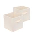 2pcs Fabric Storage Cubes, Storage Organizer, for Closet and Shelf,b