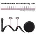 Retractable Dual Sided Measure Tape for Body Sewing Fabric Tailor