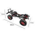 For Mn D90 Mn-90 Mn99 S1/12 Rc Car Assembled Metal Frame Set,black