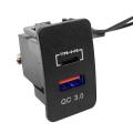 36w Dual Usb Fast Charger for Honda Civic Accord Hr-v Jazz City