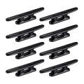 8pack 4 Inch Black Boat Cleat Boat Dock Cleats Strong Nylon Cleats