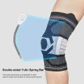 Knee Brace Support with Side Stabilizers & Patella Gel Pad ,blue M