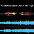 Fsu Digital Audio Rca Cable Male Speaker Hifi Subwoofer Cable Av 0.5m